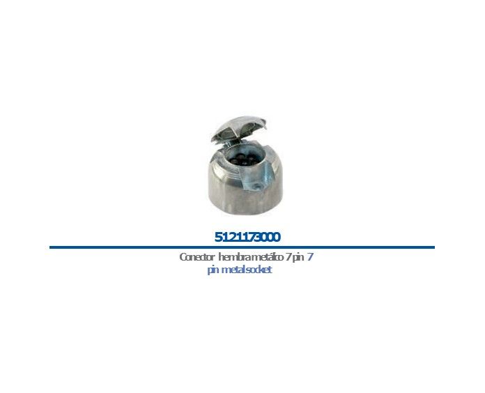 HEMBRA CONEXION REMOLQUE METALICA 7 P
