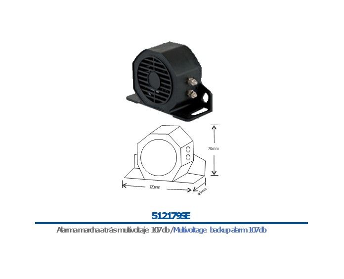 ALARMA MARCHA ATR-MULTI VOLTAJE 107 Dd