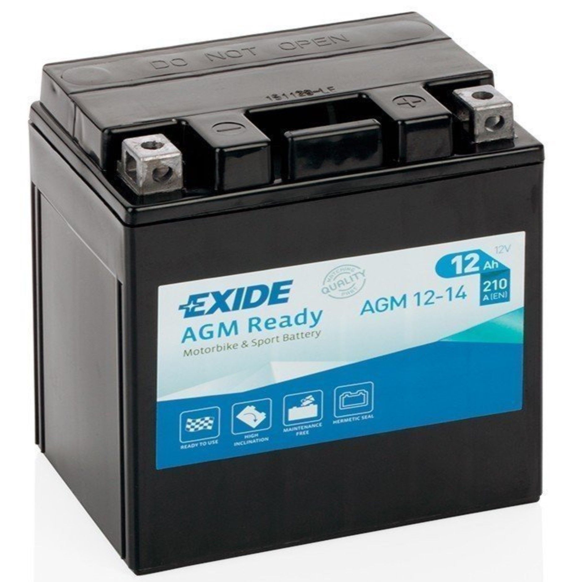 BATERIA TUDOR 12V GEL&AGM MOTO 12AH 210A